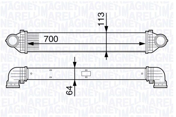 MAGNETI MARELLI Интеркулер 351319201970